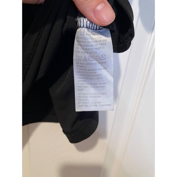 Attitudes by Renee Womens Black Como Jersey Tunic Size 2XP Flowy Stretchy Basic - Picture 3 of 9